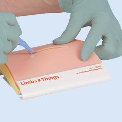 Limbs & Things Pad für Wundverschluss, 3-lagig, groß, hell