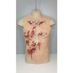 MedicFX – Überzug-Wundmodell „Torso mit Schrapnell-Wunden“
