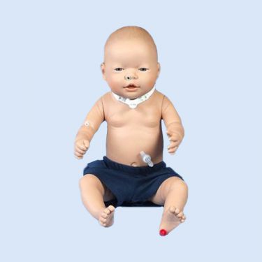 Nickie® medizinische Säuglingspflege-Puppe männlich