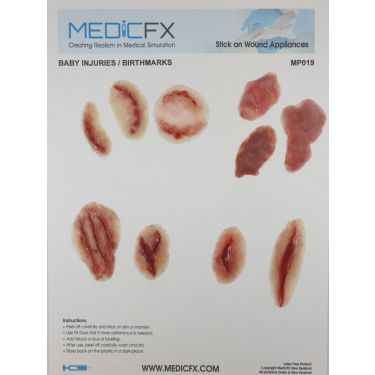 MedicFX – Set Wundmodelle „Geburtsmarken und Traumawunden“